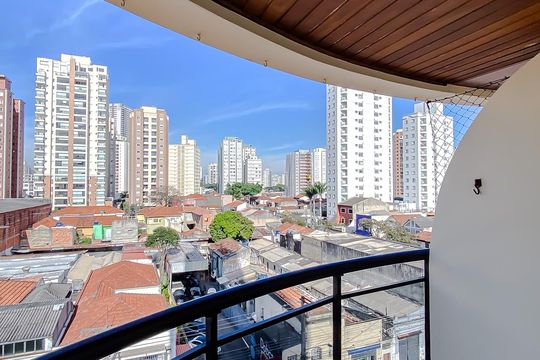 Varanda do Quarto 2 de apartamento à venda com 2 quartos, 60m² em Mooca, São Paulo