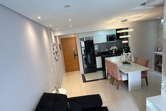 Sala de apartamento à venda com 2 quartos, 65m² em Santa Maria, São Caetano do Sul