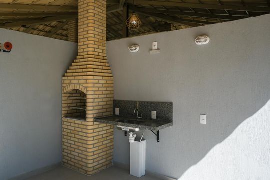 Área comum - Churrasqueira 3 de apartamento para alugar com 2 quartos, 68m² em Jardim Paraíso, Nova Iguaçu