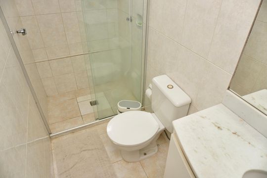 Banheiro Social de apartamento à venda com 3 quartos, 95m² em Santa Tereza, Belo Horizonte