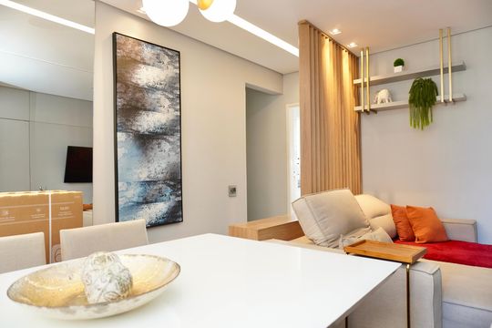 Sala de apartamento à venda com 3 quartos, 95m² em Santa Tereza, Belo Horizonte
