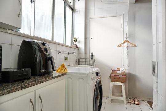 Área de Serviço de apartamento à venda com 3 quartos, 95m² em Santa Tereza, Belo Horizonte