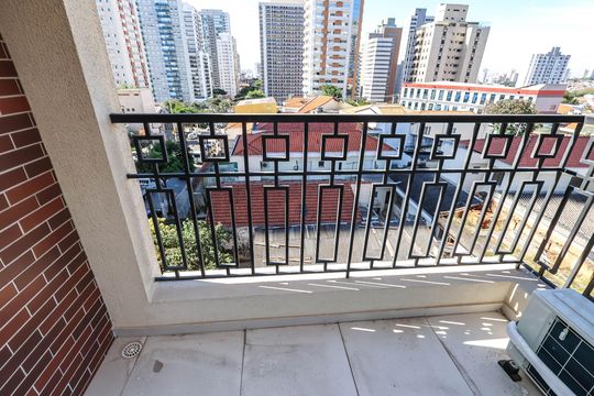 Sacada de kitnet/studio para alugar com 1 quarto, 29m² em Vila Dom Pedro I, São Paulo