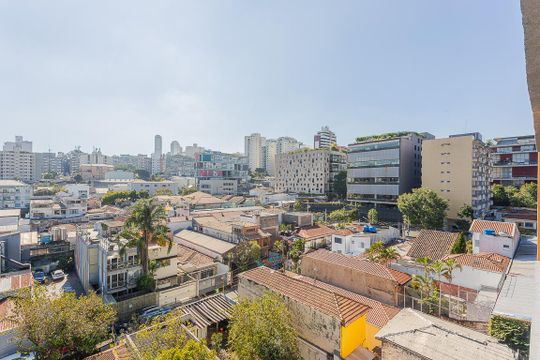 Vista da Varanda de kitnet/studio para alugar com 1 quarto, 28m² em Vila Madalena, São Paulo