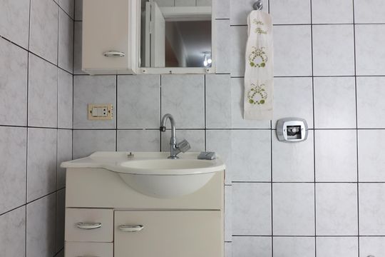Banheiro Social de apartamento para alugar com 2 quartos, 115m² em Baeta Neves, São Bernardo do Campo