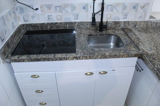 Cozinha de apartamento à venda com 2 quartos, 87m² em Campos Elíseos, São Paulo