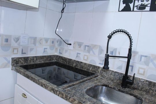 Cozinha de apartamento à venda com 2 quartos, 87m² em Campos Elíseos, São Paulo
