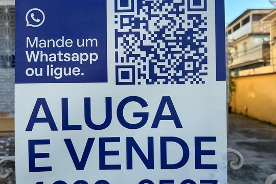 Placa de apartamento à venda com 3 quartos, 120m² em Riachuelo, Rio de Janeiro