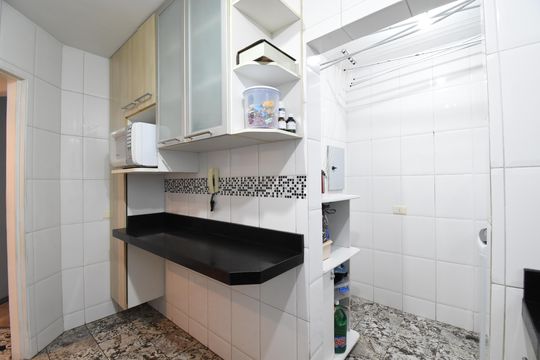 Cozinha de apartamento à venda com 3 quartos, 92m² em Rebouças, Curitiba