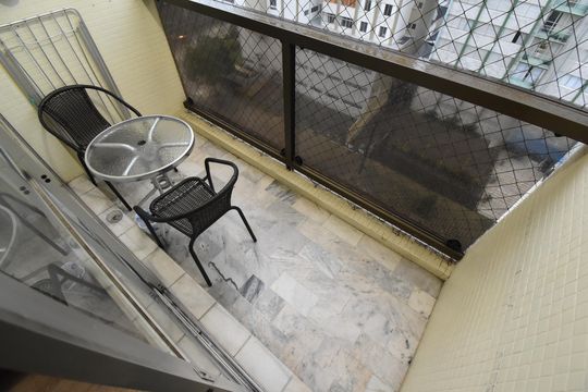 Sacada da Sala de apartamento à venda com 3 quartos, 92m² em Rebouças, Curitiba
