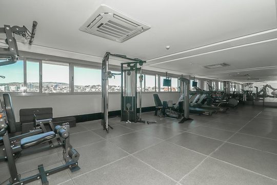 Área comum - Academia de apartamento para alugar com 1 quarto, 40m² em Bela Vista, Porto Alegre
