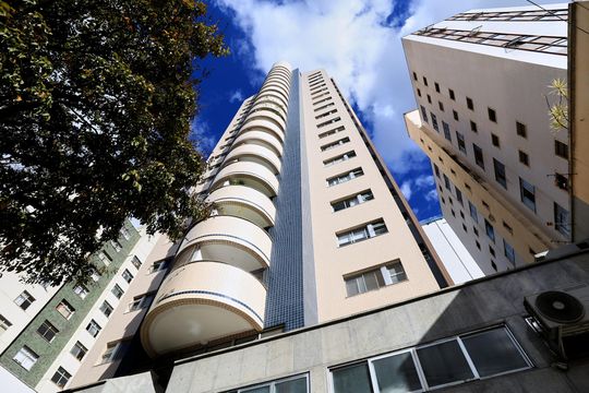 Fachada de apartamento à venda com 2 quartos, 79m² em Lourdes, Belo Horizonte