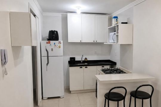 Cozinha de apartamento à venda com 2 quartos, 42m² em Vila Ré, São Paulo