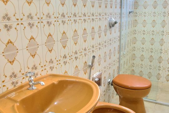 Banheiro de apartamento para alugar com 3 quartos, 67m² em Alto Barroca, Belo Horizonte
