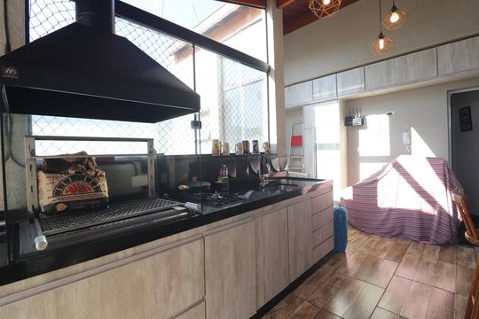 Espaço Gourmet de apartamento à venda com 2 quartos, 106m² em Casa Branca, Santo André