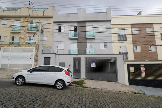 Fachada de apartamento à venda com 2 quartos, 102m² em Vila Linda, Santo André