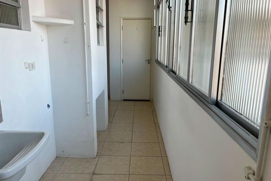 Área de Serviço de apartamento para alugar com 3 quartos, 150m² em Ponta da Praia, Santos