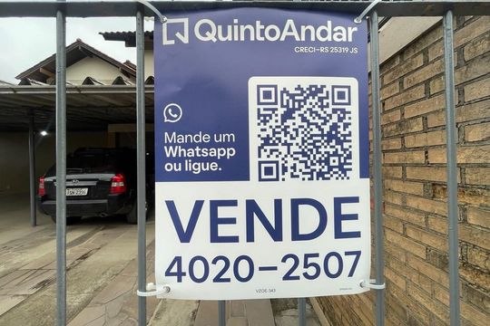 Placa Instalada em 30/06/2026 - Cod.VZOE-343 de casa de condomínio à venda com 2 quartos, 83m² em Scharlau, São Leopoldo