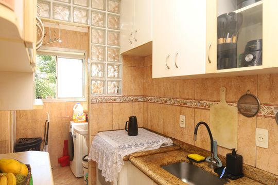 Cozinha de apartamento à venda com 2 quartos, 48m² em Parada Xv de Novembro, São Paulo