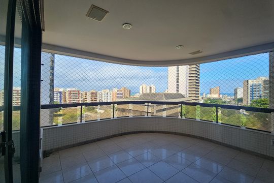 varanda de apartamento para alugar com 4 quartos, 188m² em Pituba, Salvador