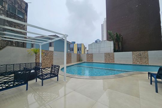 Área comum - Piscina de apartamento para alugar com 4 quartos, 188m² em Pituba, Salvador