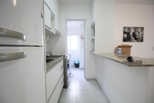 Cozinha de apartamento para alugar com 2 quartos, 65m² em Jardim Ampliacao, São Paulo