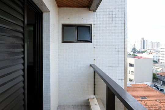 Varanda da suíte de apartamento à venda com 3 quartos, 114m² em Barcelona, São Caetano do Sul