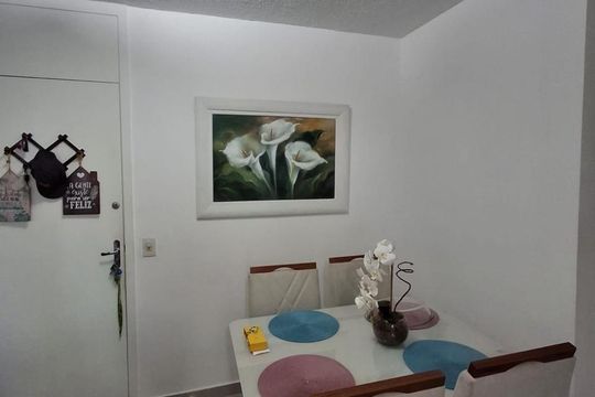 Sala de apartamento à venda com 2 quartos, 55m² em Vargem Grande, Rio de Janeiro