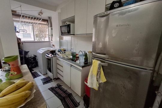 Cozinha de apartamento à venda com 2 quartos, 55m² em Vargem Grande, Rio de Janeiro
