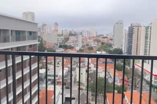 Varanda de kitnet/studio para alugar com 1 quarto, 26m² em Vila Clementino, São Paulo
