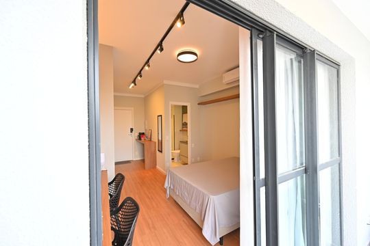 Varanda de apartamento para alugar com 1 quarto, 26m² em Vila Clementino, São Paulo