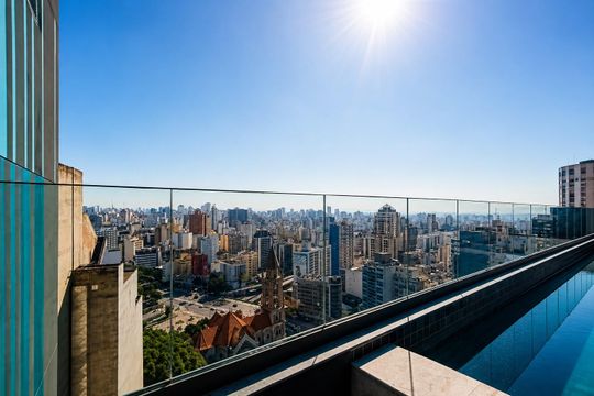 Piscina de apartamento para alugar com 1 quarto, 25m² em Consolação, São Paulo