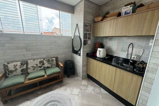 Cozinha de casa à venda com 3 quartos, 137m² em Vila Paulistana, São Paulo