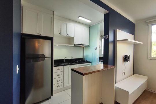 Cozinha de apartamento para alugar com 2 quartos, 48m² em Centro, Sapucaia do Sul