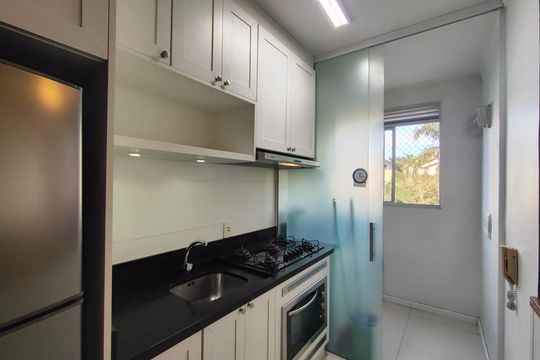 Cozinha de apartamento para alugar com 2 quartos, 48m² em Centro, Sapucaia do Sul