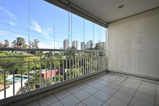 Varanda de apartamento à venda com 3 quartos, 87m² em Vila Andrade, São Paulo