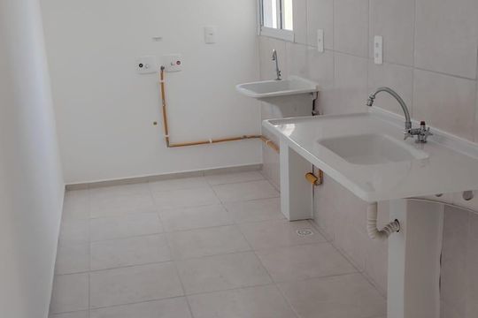Cozinha de apartamento à venda com 2 quartos, 65m² em Campo Grande, Rio de Janeiro