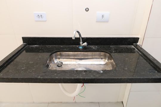 Cozinha de apartamento para alugar com 2 quartos, 38m² em Parada Xv de Novembro, São Paulo