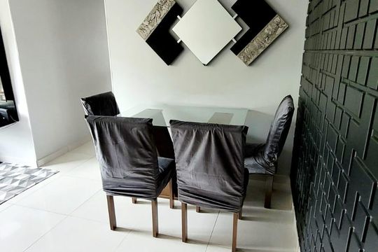 Sala de Jantar de apartamento à venda com 2 quartos, 49m² em Vila Guarará, Santo André