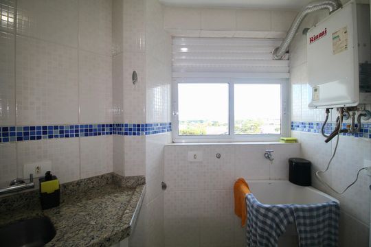 Lavanderia de apartamento à venda com 1 quarto, 56m² em Juvevê, Curitiba