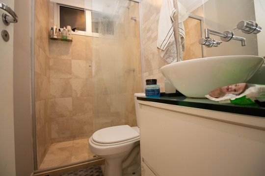 Banheiro Social de apartamento para alugar com 3 quartos, 100m² em Setor Sudoeste, Brasília