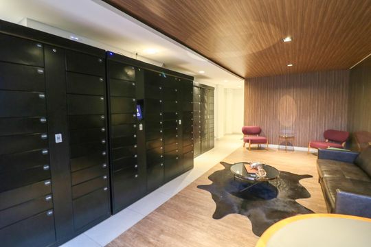 Área comum - Encomendas de apartamento para alugar com 2 quartos, 66m² em Campo Belo, São Paulo