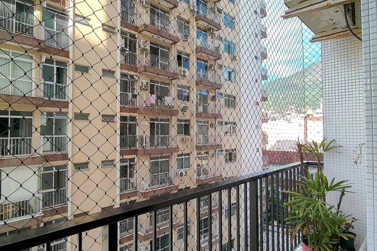 Varanda da Sala de apartamento para alugar com 3 quartos, 130m² em Tijuca, Rio de Janeiro