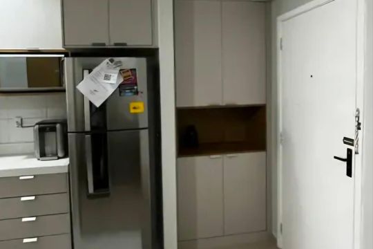 Cozinha de apartamento para alugar com 2 quartos, 54m² em Interlagos, São Paulo