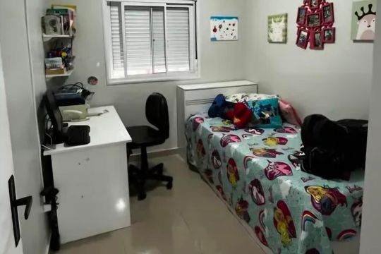 Quarto de apartamento para alugar com 2 quartos, 54m² em Interlagos, São Paulo
