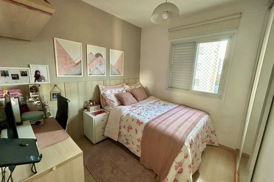 Quarto de apartamento à venda com 2 quartos, 59m² em Vila Príncipe de Gales, Santo André