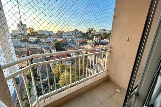 Varanda de apartamento à venda com 2 quartos, 59m² em Vila Príncipe de Gales, Santo André