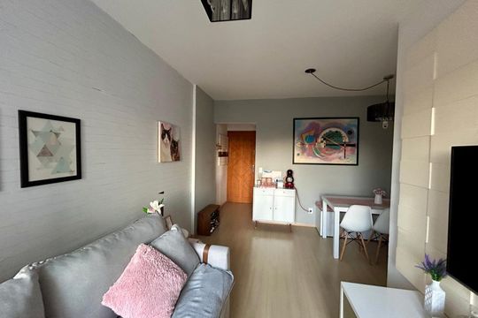 Sala de apartamento à venda com 2 quartos, 59m² em Vila Príncipe de Gales, Santo André