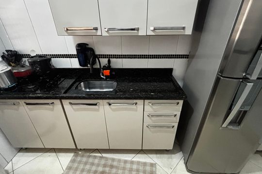 Cozinha de casa à venda com 2 quartos, 198m² em Parque Gerassi , Santo André
