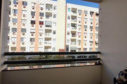 Varanda de apartamento à venda com 2 quartos, 60m² em Taquara, Rio de Janeiro